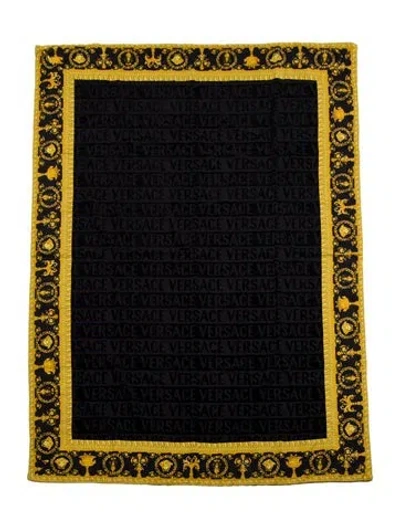 Pre-owned Versace I ♡ Baroque Beach Towel In Multi