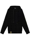 Versace I Love Baroque Hoodie In Black