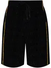 Versace I Love Baroque Shorts In Black