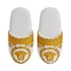 Versace Medusa Head-print Slippers In White
