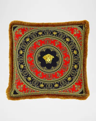Versace I Heart Baroque Pillow, 18"sq. In Multi