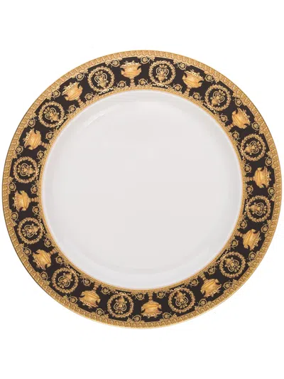 Versace I Love Baroque Dinner Plate (22cm) In White