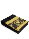 Versace I Love Baroque Face Towel In Black