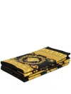 Versace I Love Baroque Pillowcase (set Of Two) In 黑色