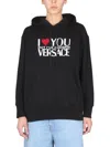 Versace Cotton Knitwear In Black