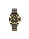 Versace Icon Active Silicone Watch In Brown