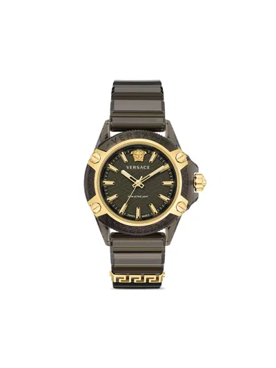 Versace Icon Active Silicone Watch In Green