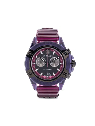 Versace Icon Active Chrono 44mm In Black