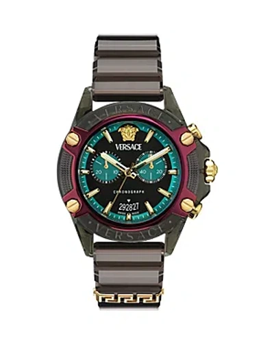 Versace Icon Active Watch In Black