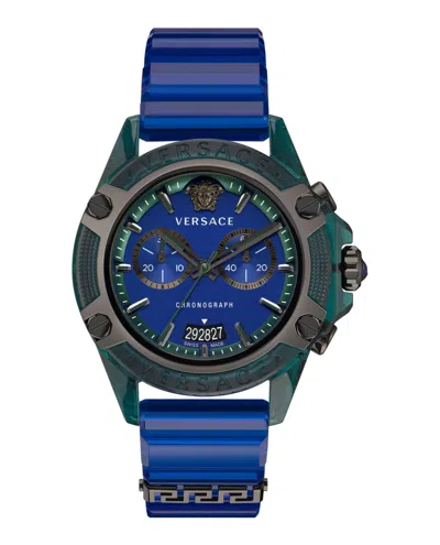 Versace Icon Active Chronograph Watch In Multi