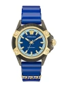 Versace Icon Active Silicone Watch In Black