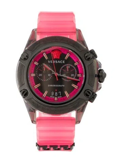 Pre-owned Versace Icon Active Watch In Multi