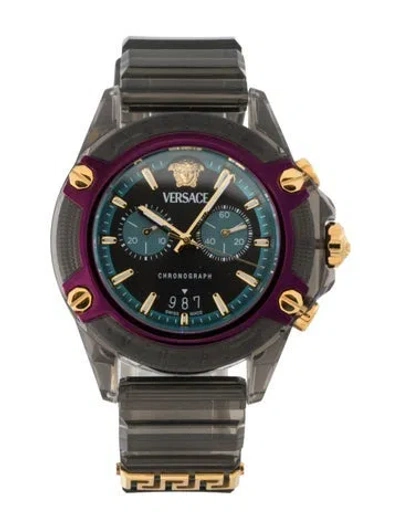 Pre-owned Versace Icon Active Watch In Multi