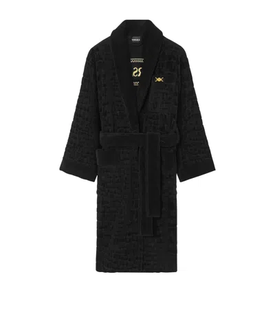 Versace Peignoir Icon In Noir