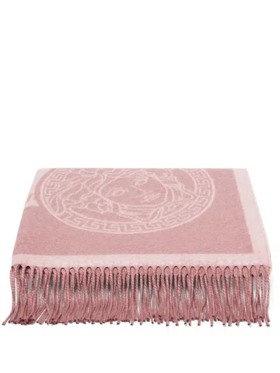 Versace Icon Blanket (180cm X 140cm) In Pink