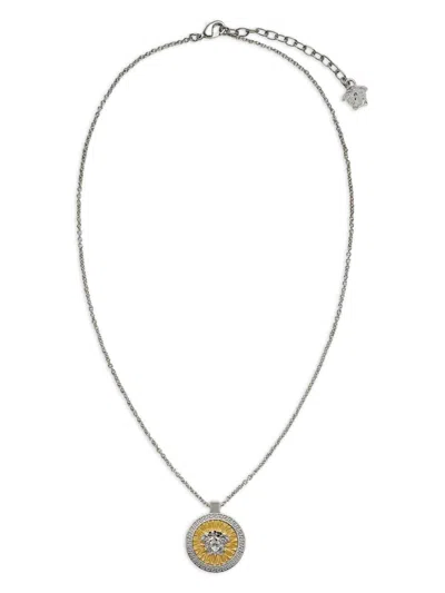 Versace Medusa Head Pendant Necklace In Gold
