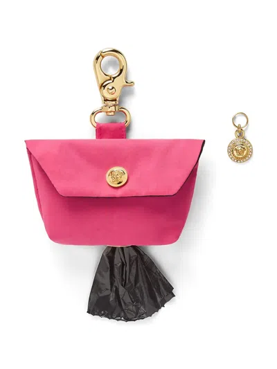 Versace Icon Pet-waste Bag Holder In Pink