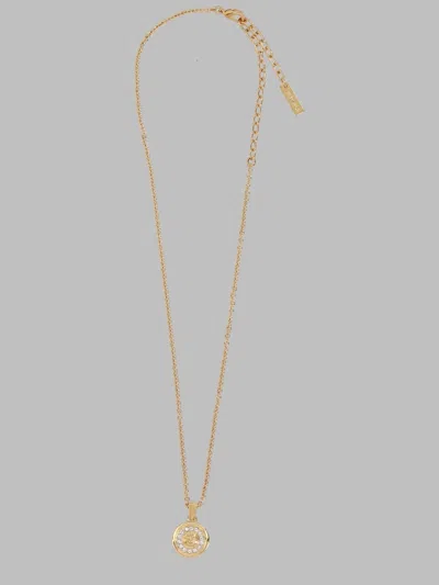 Versace Iconic Medallion Necklace For Women In Gold