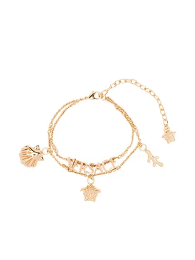 Versace Icons De La Mer Bracelet In Gold