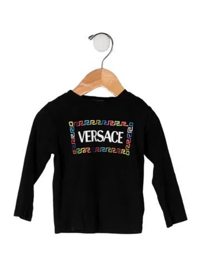 Pre-owned Versace Babies' Infants Girls' Logo Shirt In Multicolor