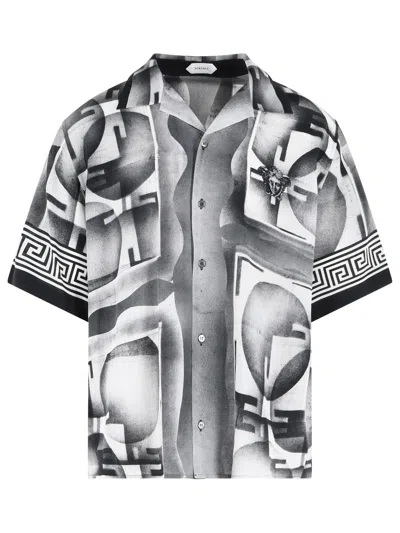 Versace 'informal' Black Silk Shirt