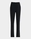 Versace Informal Cady Flared Pants In Black