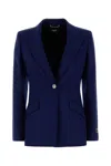 Versace Informal Jacket Responsible Stretch Wool Grain De In Inkblue