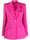 Versace Medusa Single-breasted Virgin-wool Blazer In Multicolor