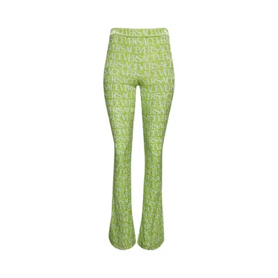 Pre-owned Versace Informal Pant 'green/white' | Women's Size 42
