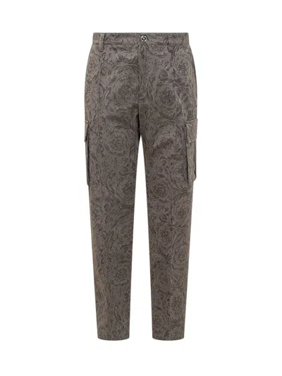 Versace Informal Pants In Grey