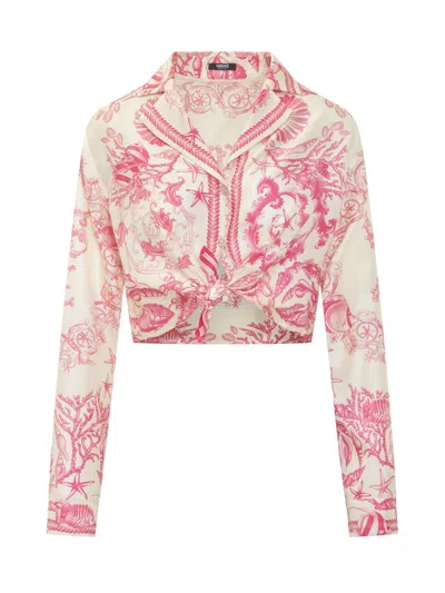 Versace Informal Shirt In Pink
