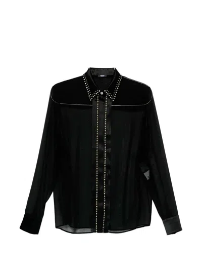 Versace Informal Shirt In Black