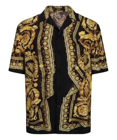 VERSACE INFORMAL SHORT SLEEVE SHIRT