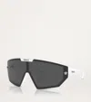 Versace Womens White Ve4461 Irregular-frame Acetate Sunglasses In White