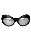 Versace Injected Black Sunglasses In Black