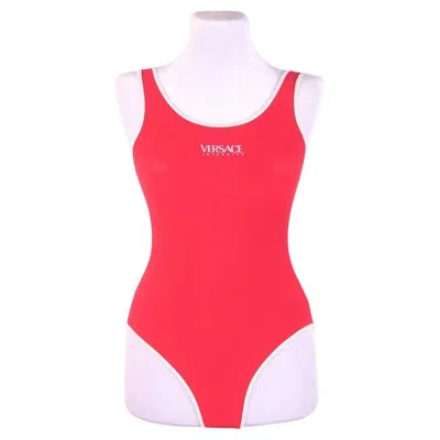 Pre-owned Versace Intensive Vintage Swimsuit In Red