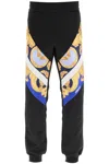 Versace Barocco Print Track Pants In Black
