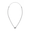 Versace Interlocking-design Necklace In Metallic