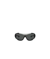 Versace Irregular Sunglasses In Black