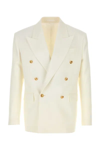 Versace Jackets And Vests In Neutral