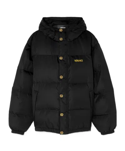 VERSACE VERSACE HOODED DOWN JACKET