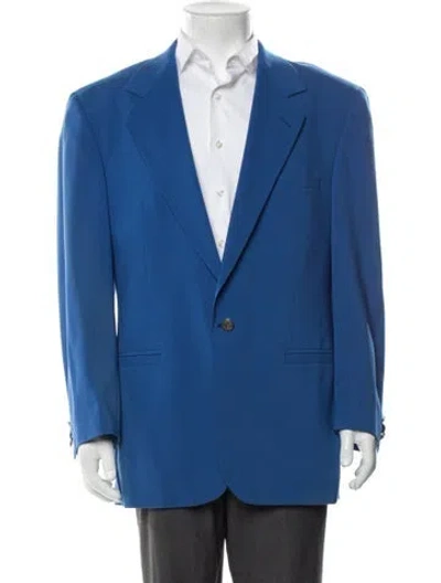 Pre-owned Versace Jacket In Blue