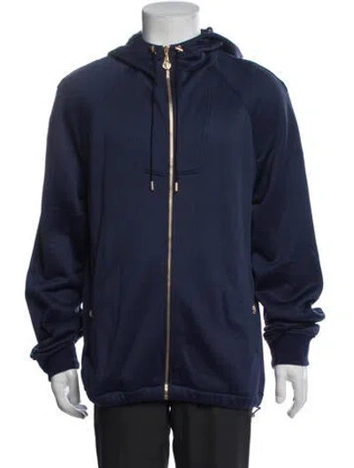 Pre-owned Versace Jacket In Blue