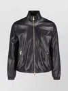 Versace Jacket High Collar Elastic Cuffs