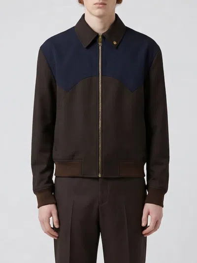 Versace Jacket  Men Color Cocoa In Black