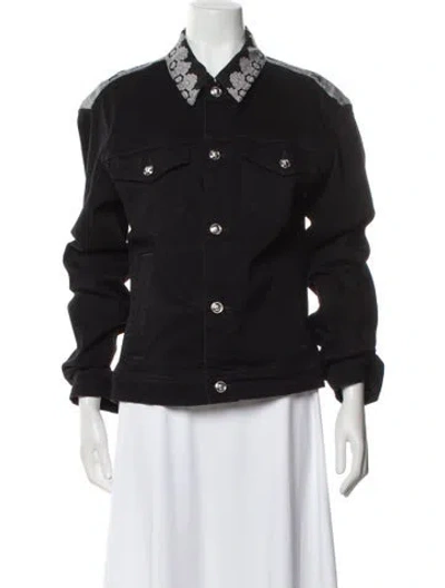 Pre-owned Versace Jacket W/ Tags In Black