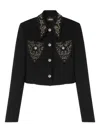 Versace Blazer Informal In Crepe Di Lana Light Weight In Multi