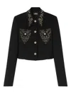 Versace Blazer Informal In Crepe Di Lana Light Weight In Multi