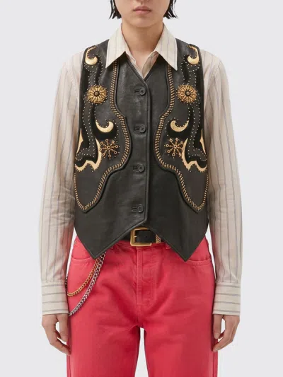 Versace Jacket Woman In Black