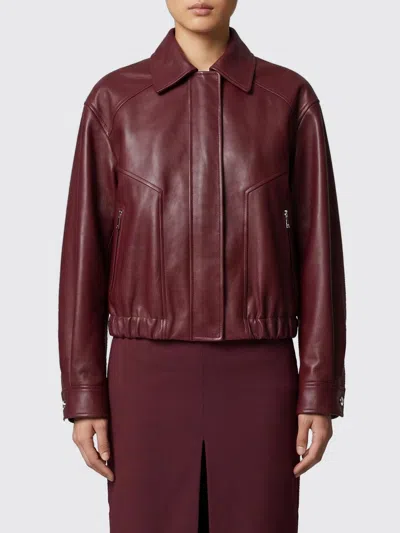 VERSACE VERSACE JACKET WOMAN COLOR BURGUNDY,H95901050